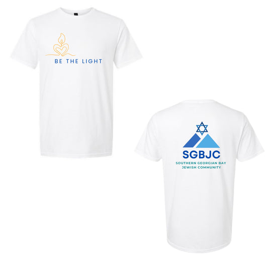 SGBJC Be The Light Crewneck Tee - White