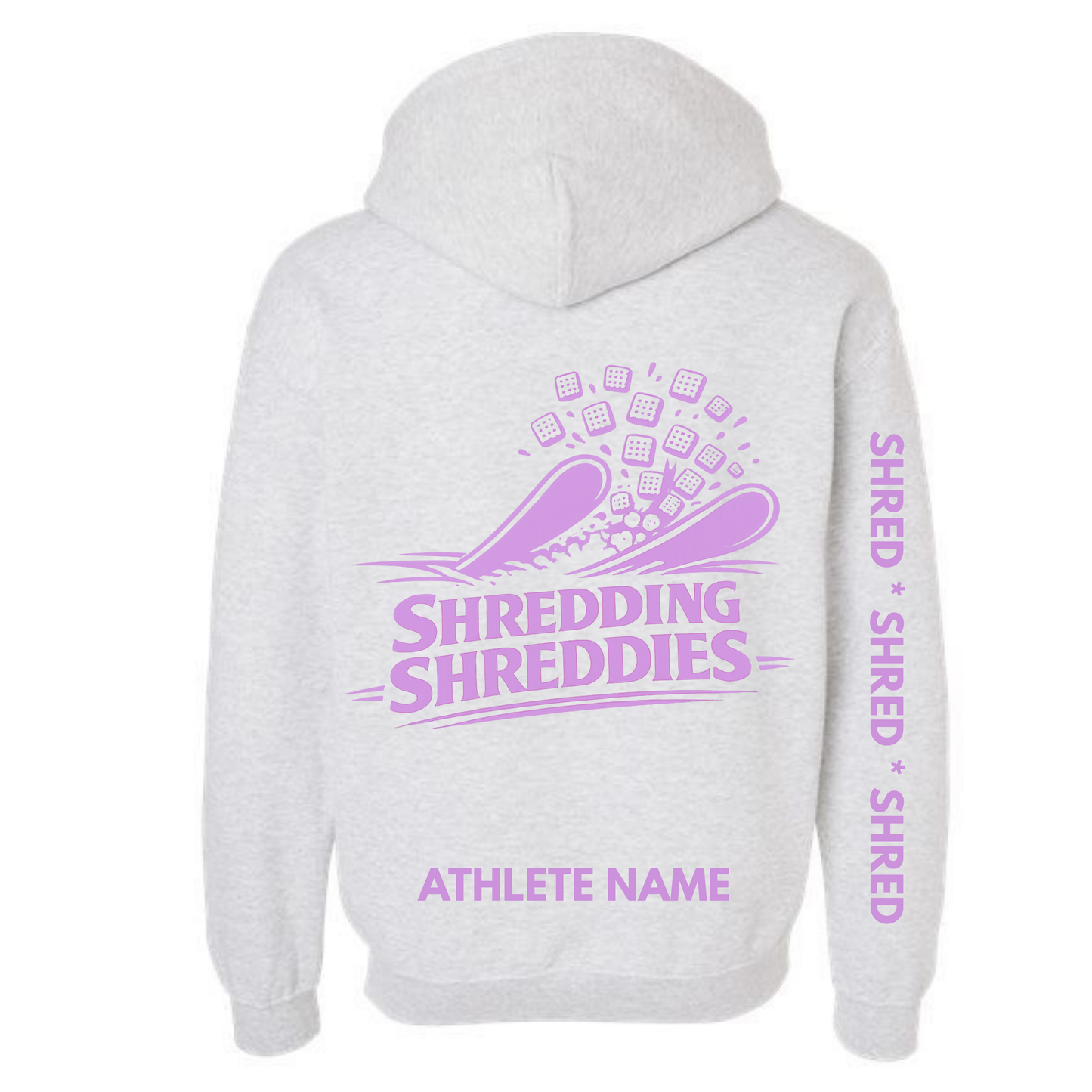 Craigleith Shredding Shreddies Hooded Sweatshirt - Ash Grey