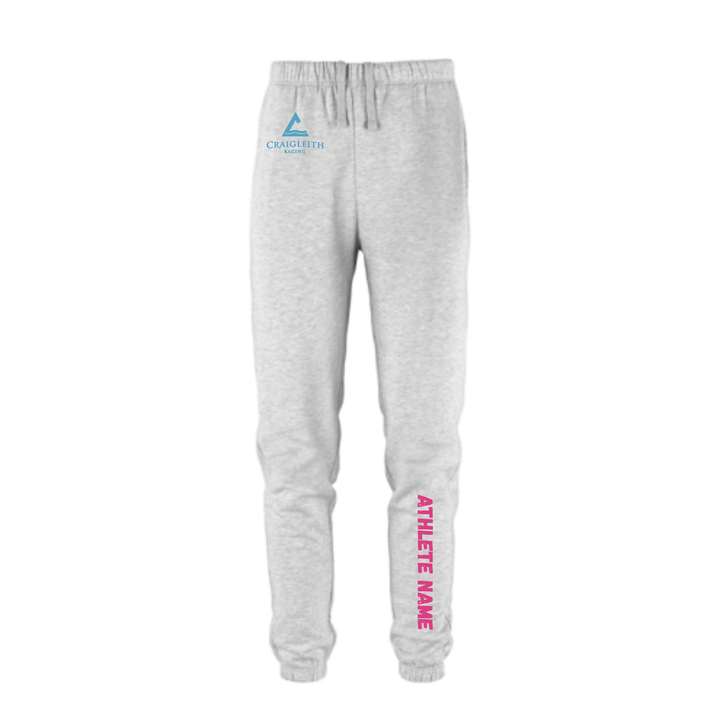U8 Craigleith Skiing Flamingos Joggers - Ash Grey