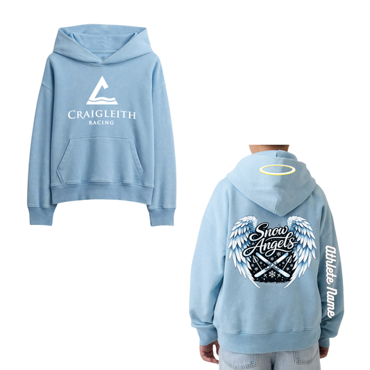 U10 Craigleith Snow Angels Vintage Soft Hooded Sweatshirt - Blue Focus