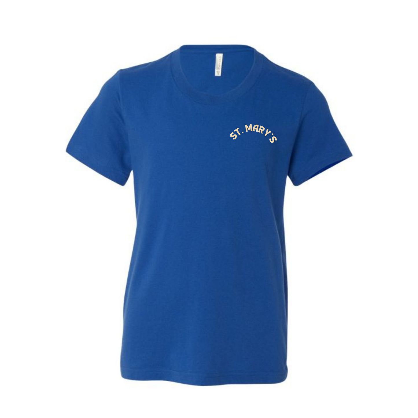 House Water St. Mary's Ivory Script / Mini Sleeve Logo Tee - Royal