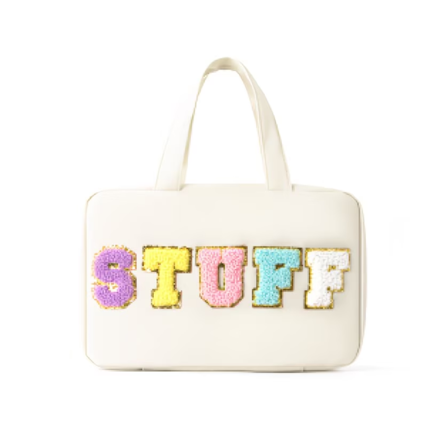 STUFF Waterproof Zippered Folding Travel Toiletry Bag - Assorted Colours