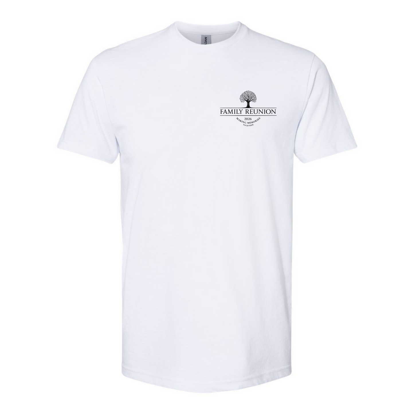 Family Reunion Crewneck Tee - White