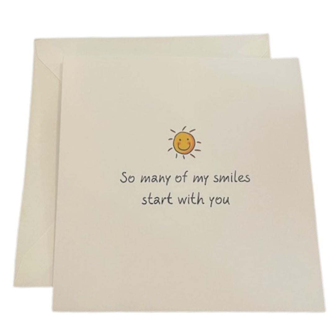 So Many Smiles Greeting Card