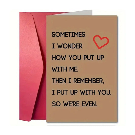 Sometimes I Wonder Greeting Card