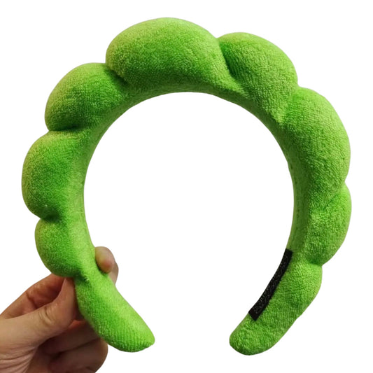 Spa Bubble Headband - Harlequin Green