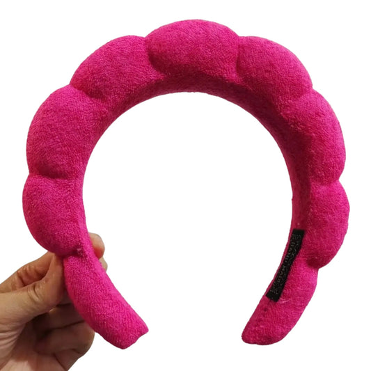Spa Bubble Headband - Hot Pink