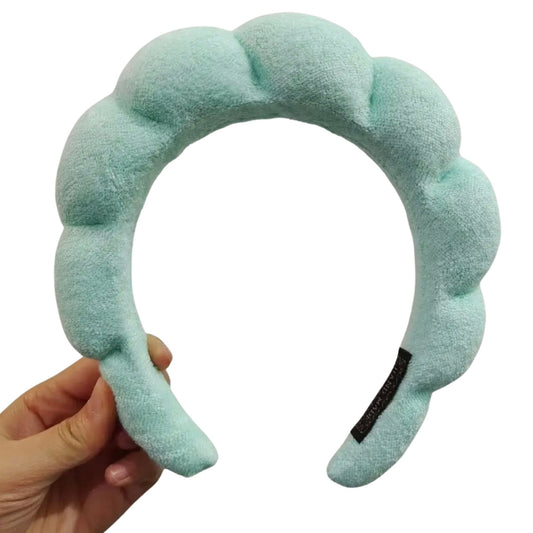 Spa Bubble Headband - Robin's Egg Blue