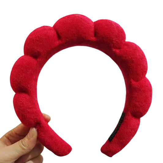 Spa Bubble Headband - Rouge