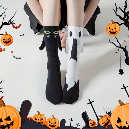 Spooktacular Magnetic Friendship Socks