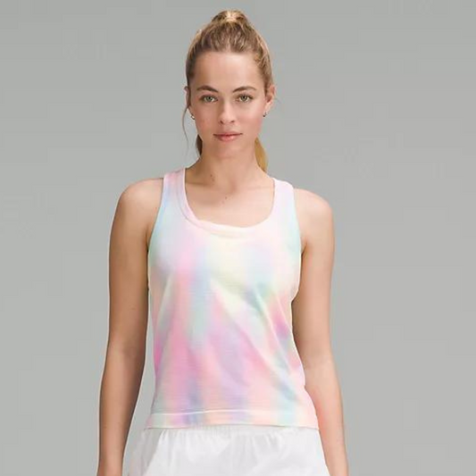 Swiftly Tech Racerback Tank Top 2.0 *Race Length - Psychedelic Wash Multi