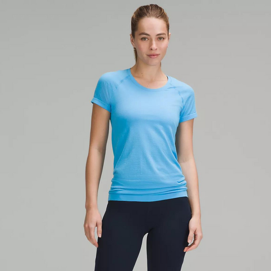 lululemon -  Swiftly Tech Short-Sleeve Shirt 2.0 - Kayak Blue Light / Kayak Blue LIght