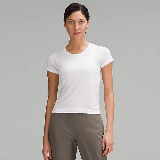 Swiftly Tech Short Sleeve Shirt 2.0 *Race Length - White / White