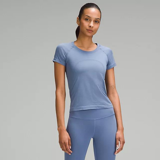 lululemon -  Swiftly Tech Short Sleeve Shirt 2.0 *Race Length - Oasis Blue / Oasis Blue