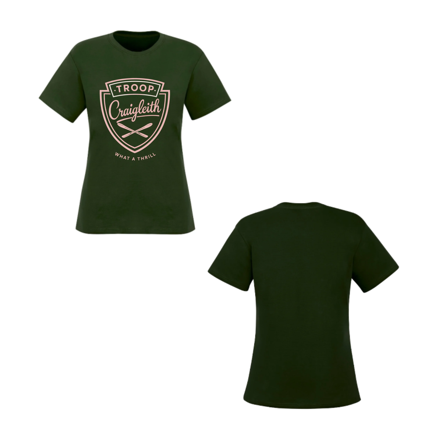 Troop Craigleith Ladies' Day Crewneck Tee - Forest