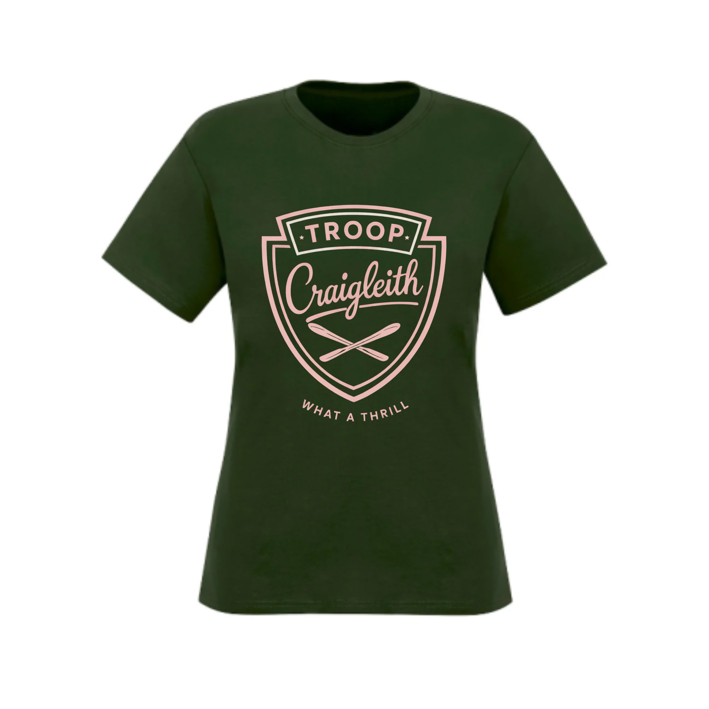Troop Craigleith Ladies' Day Crewneck Tee - Forest