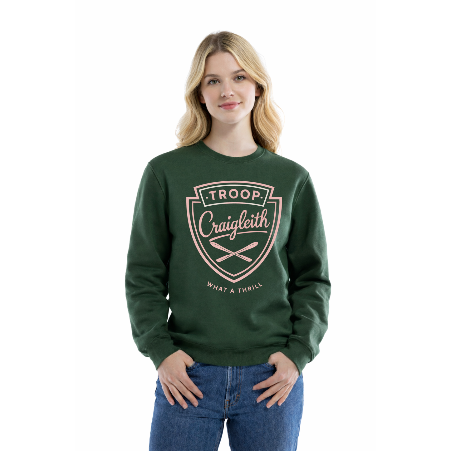 Troop Craigleith Ladies' Day Crewneck Sweatshirt - Forest