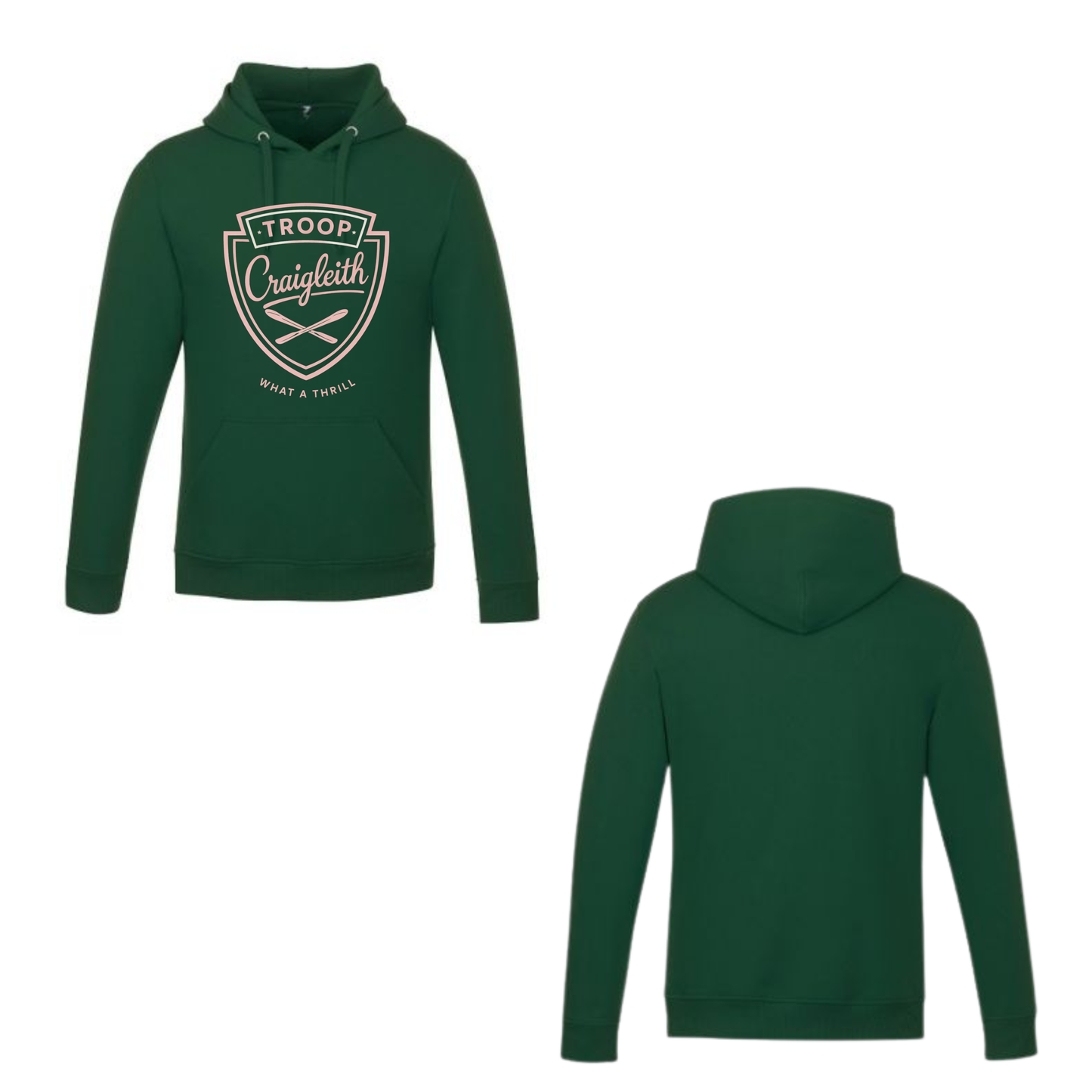 Troop Craigleith Ladies' Day Hooded Sweatshirt - Forest