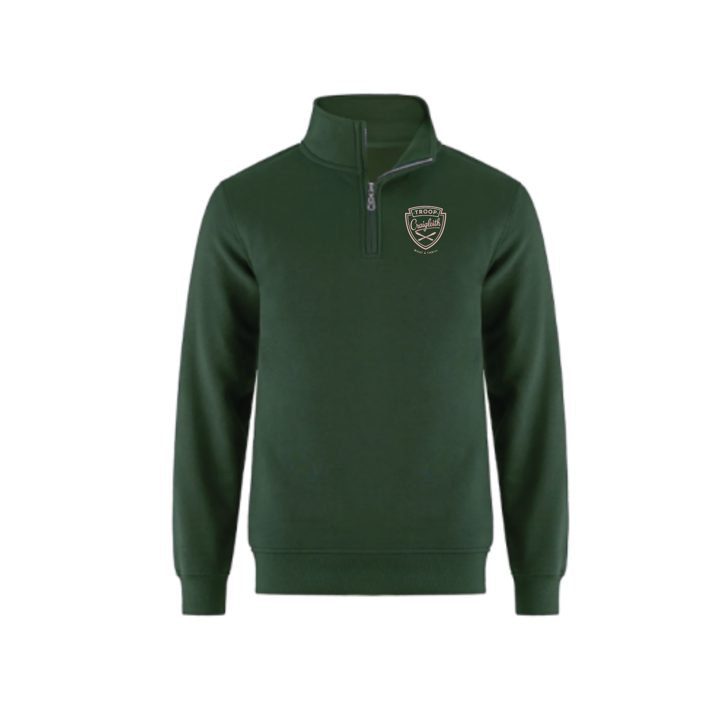 Troop Craigleith Ladies' Day Quarter-Zip Sweatshirt - Forest