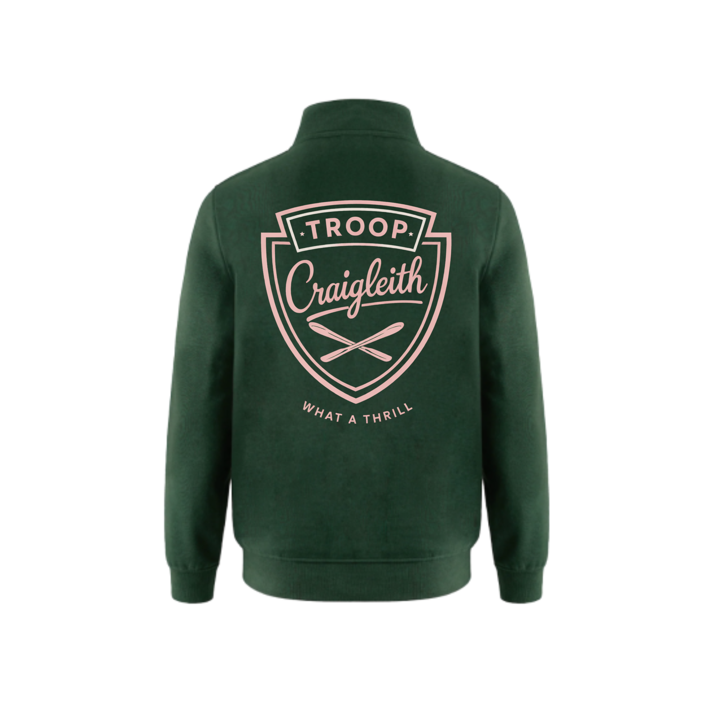 Troop Craigleith Ladies' Day Quarter-Zip Sweatshirt - Forest