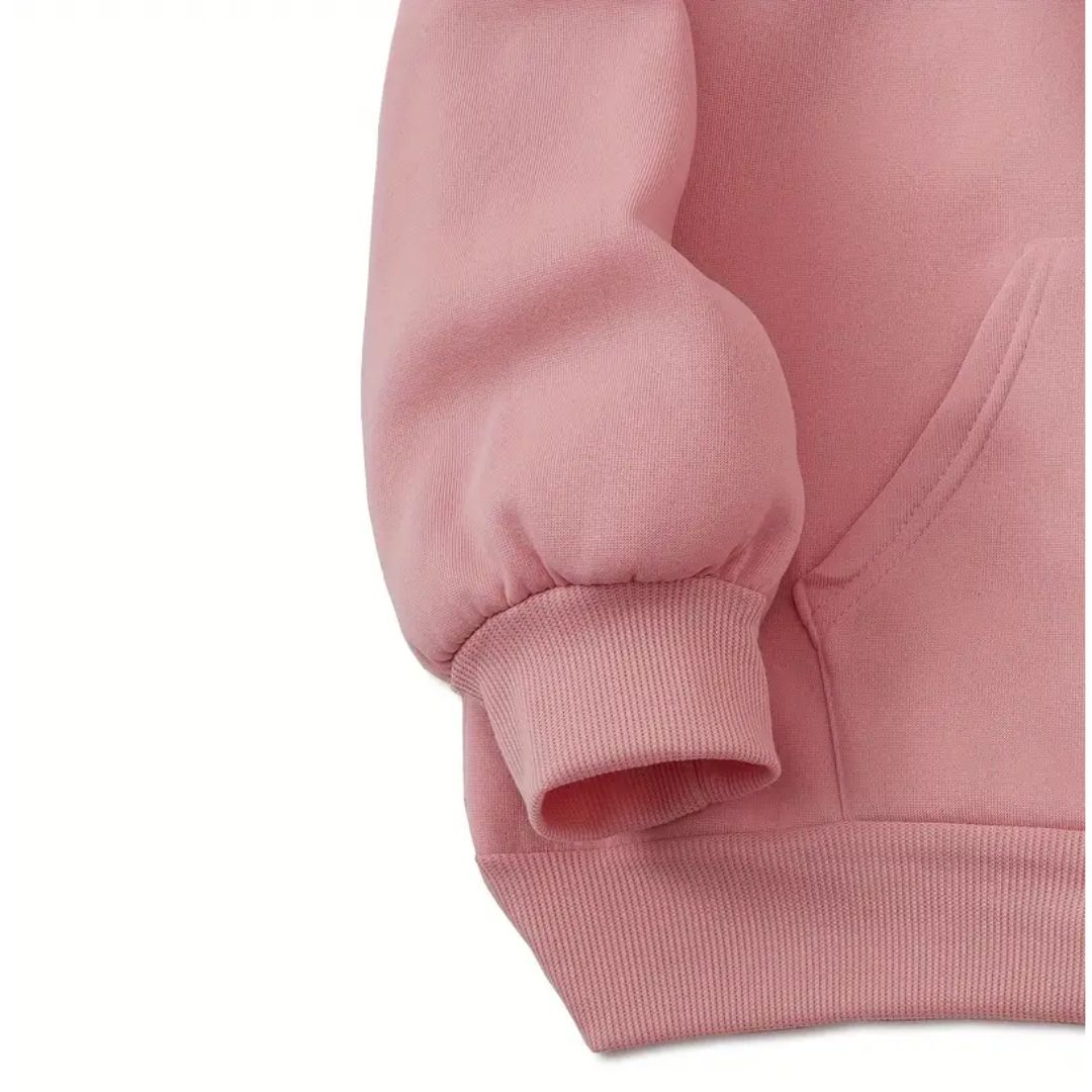 TS 1989 Adult Relaxed Long Sleeve Hoodie - Lover Pink