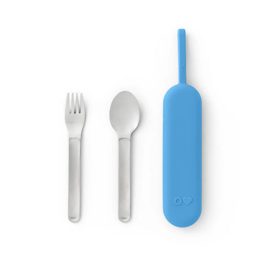 OmieBox UP Pod & Utensil Set - Azure