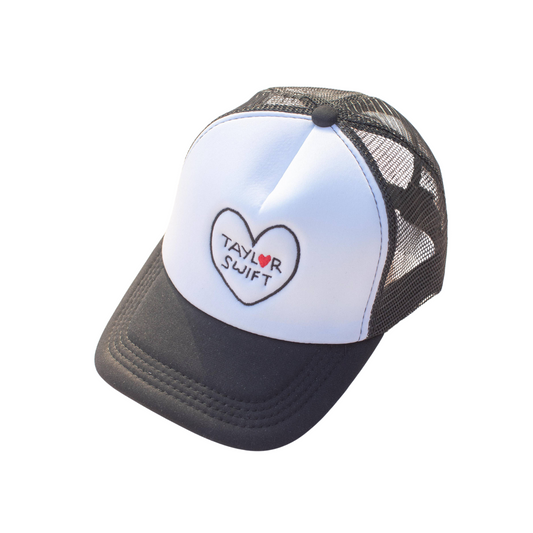 I LOVE Taylor Mesh Embroidered Youth Trucker Hat