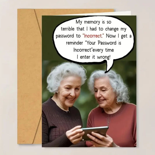 Terrible Memory Greeting Card