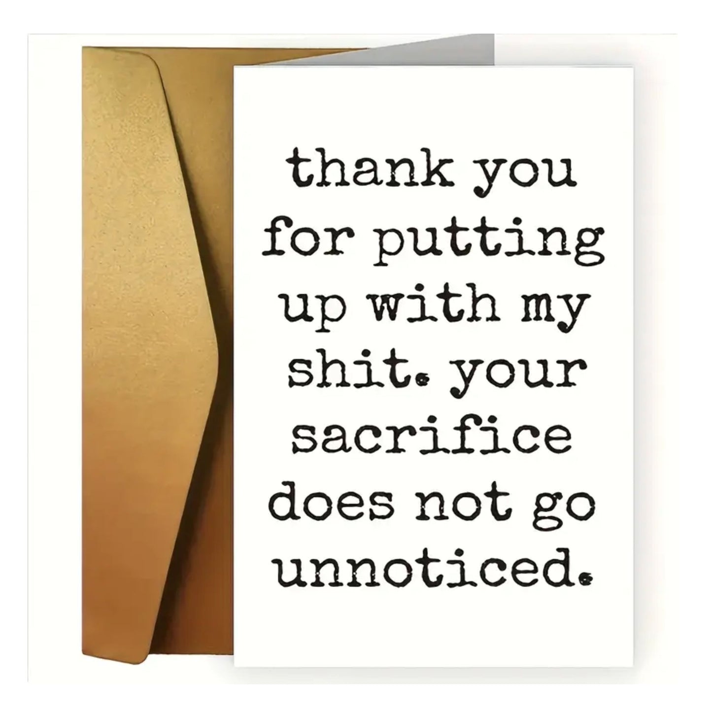 Thank You Greeting Card