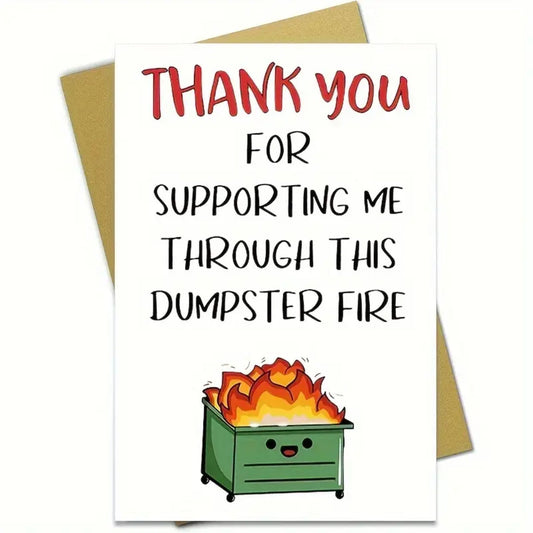 Thank You for Supporting Me Greeting Card