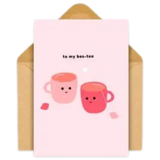 To My Bes-Tea Valentine's Day Card