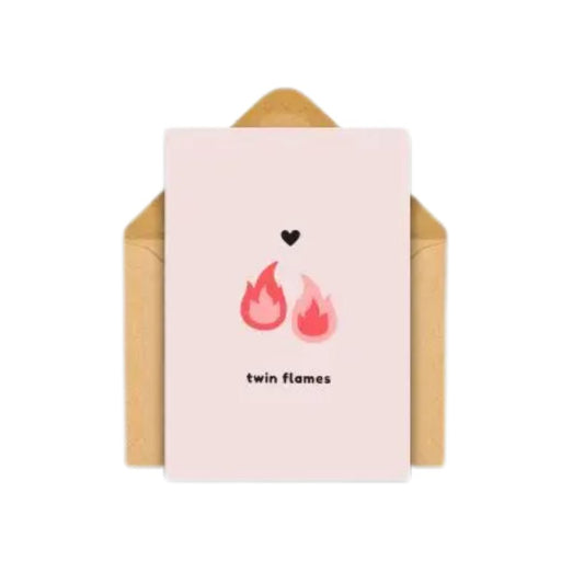 Twin Flames Valentine's Day Card