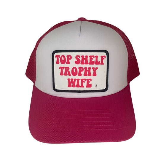 Top Shelf Trophy Wife Hat - Pink & White