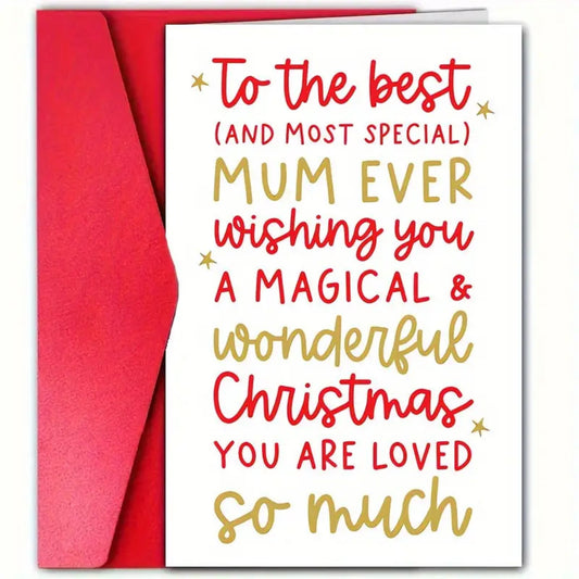 To the best (and most special) Mum Ever Christmas Card