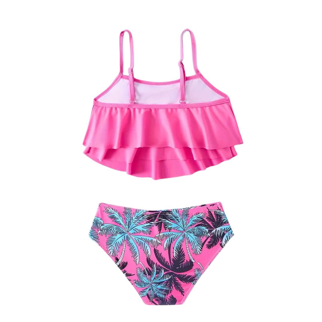 Tropical Tankini Swim Suit