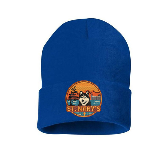 House Water St. Mary's Patch Knit Toque - Royal