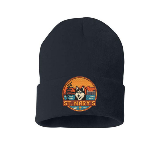 House Water St. Mary's Patch Knit Toque - Navy