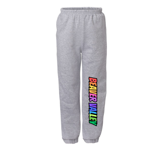 BVCS Joggers - Rainbow Graffiti - Grey