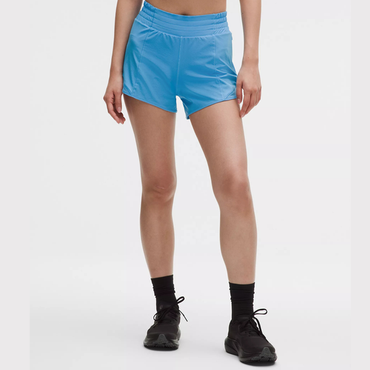 lululemon -  Hotty Hot High-Rise Lined Short 4" - Ocean Wave
