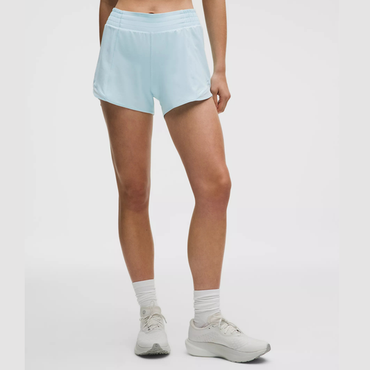 lululemon -  Hotty Hot High-Rise Lined Short 2.5" - Foam Cloud / FOAM