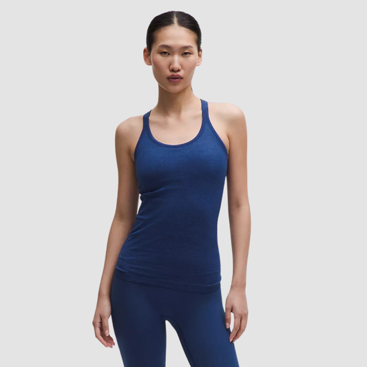 lululemon - Ebb to Street Tank Top Light Support, B/C Cup - Clubhouse Blue / CLBU