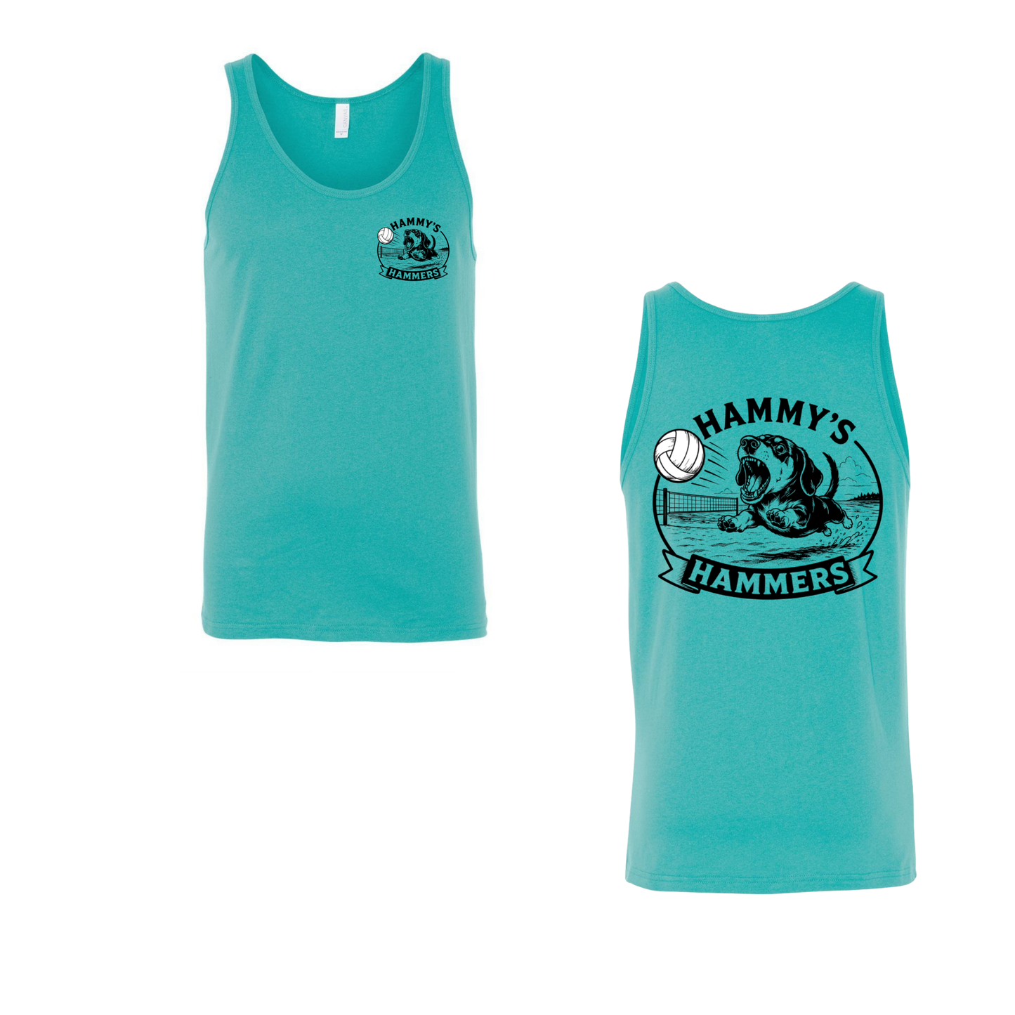 Hammy's Hammers Tank - Teal