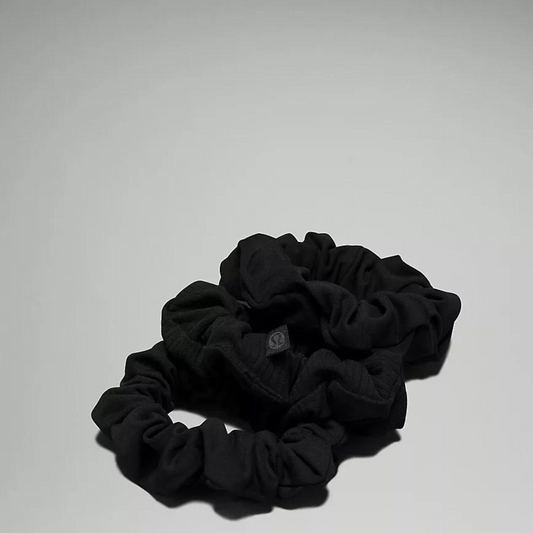 lululemon -  Uplifting Scrunchies *3 Pack - Black