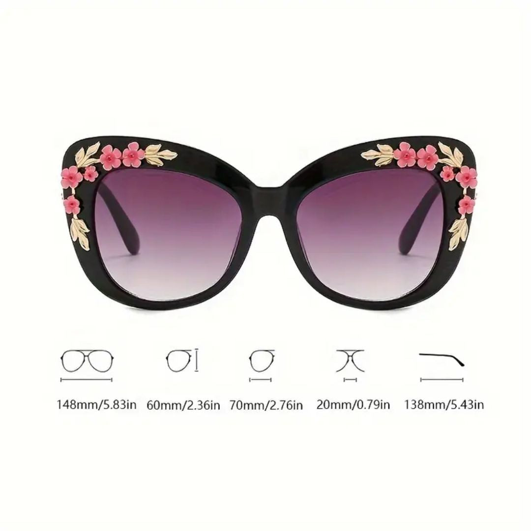 Vintage Cherry Blossom Funglasses - Midnights