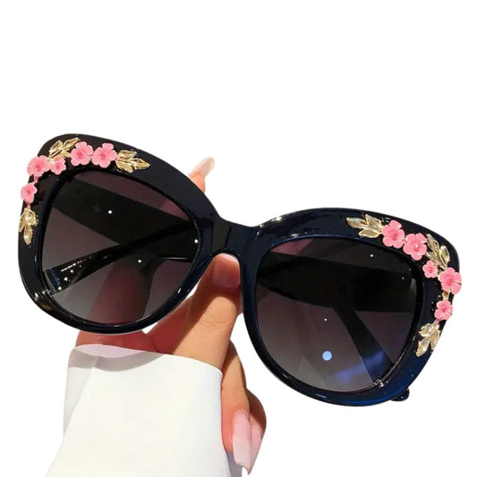 Vintage Cherry Blossom Funglasses - Midnights