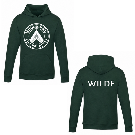 WILDE School Hooded Sweatshirt - Forest Green