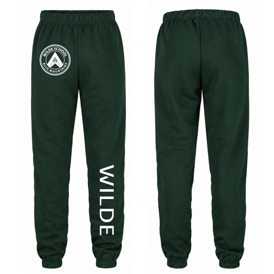 WILDE SCHOOL Joggers - Forest Green