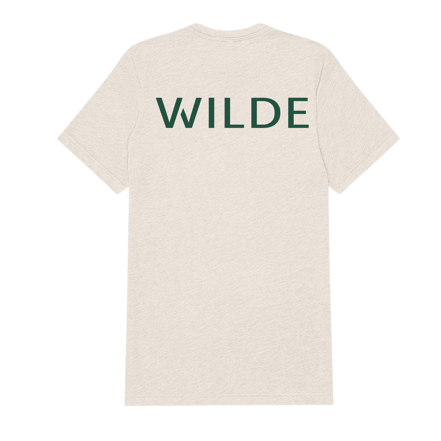 WILDE School Blue Mountains Triblend Tee – Oatmeal