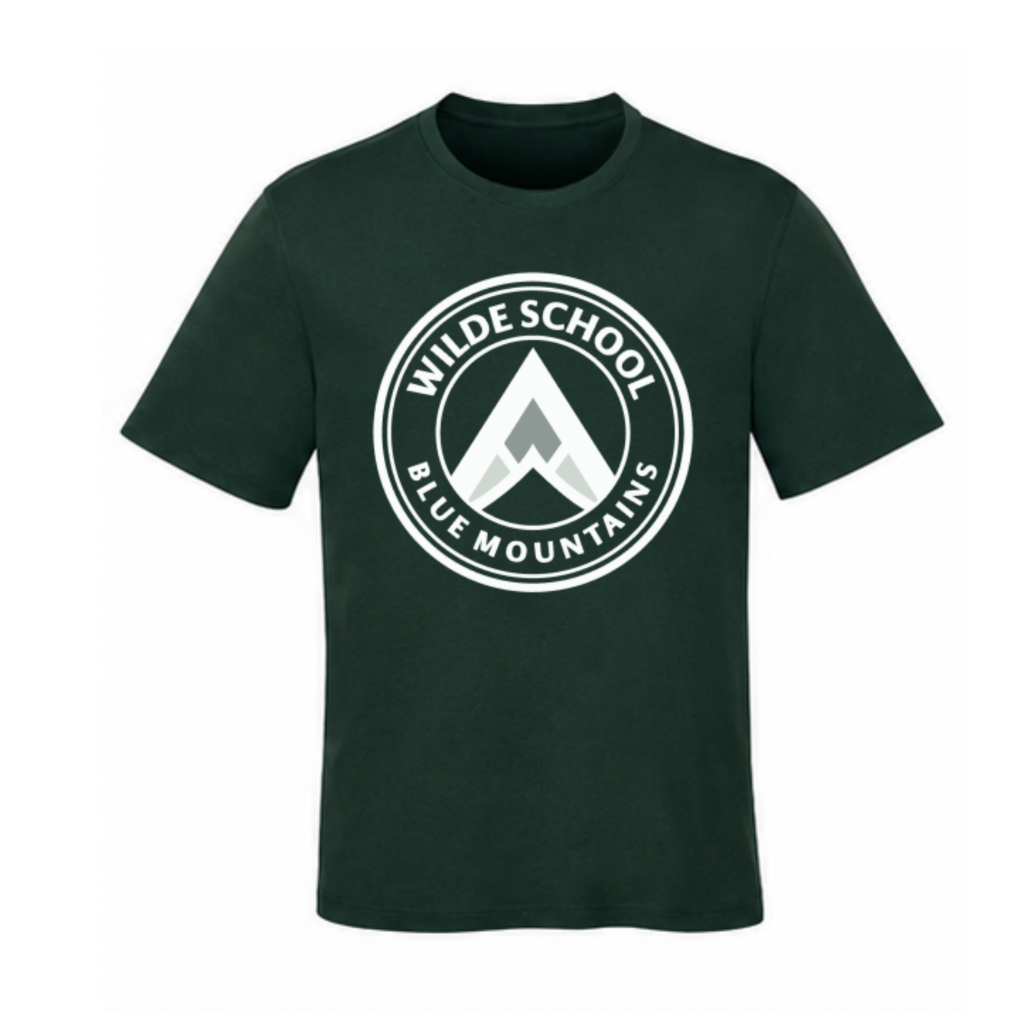 WILDE School Blue Mountains Tee – Forest Green