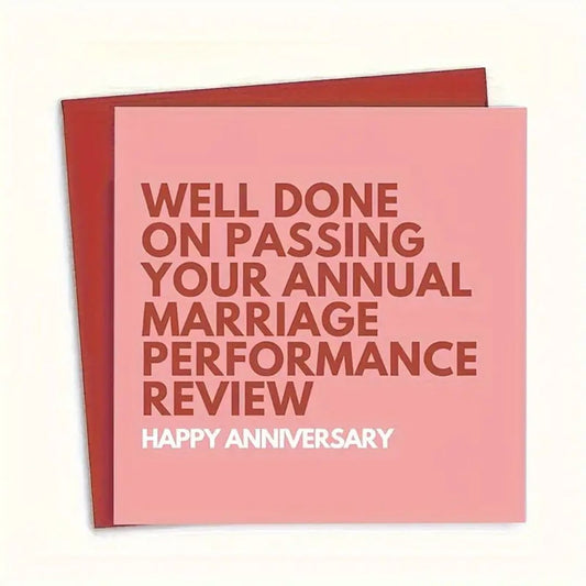Well Done Anniversary Card